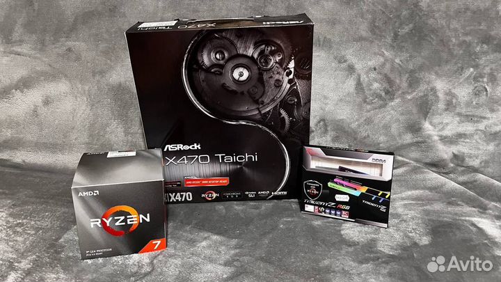 Ryzen 7 3700x с материнкой и памятью