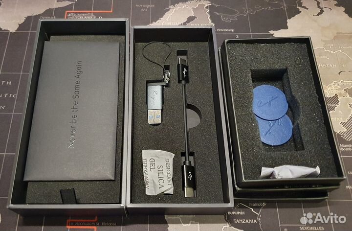 Cayin RU6 + оригинальный синий чехол