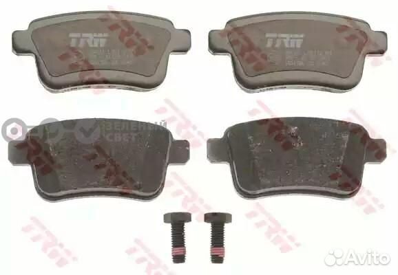 TRW GDB1786 Колодки тормозные задние renault kango