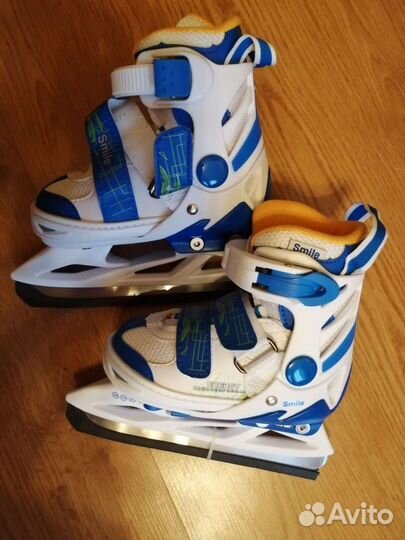 Детские новые раздвижные коньки размер 27-30