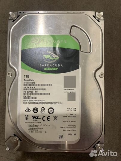 Жесткий диск seagate barracuda