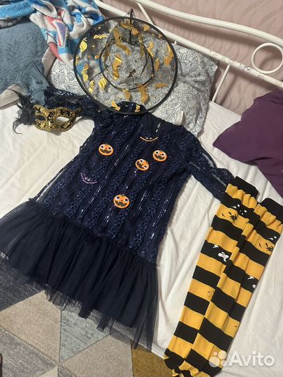 Костюм на хэллоуин для девочки 134