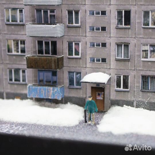 Сборная модель хрущевка, панельный дом