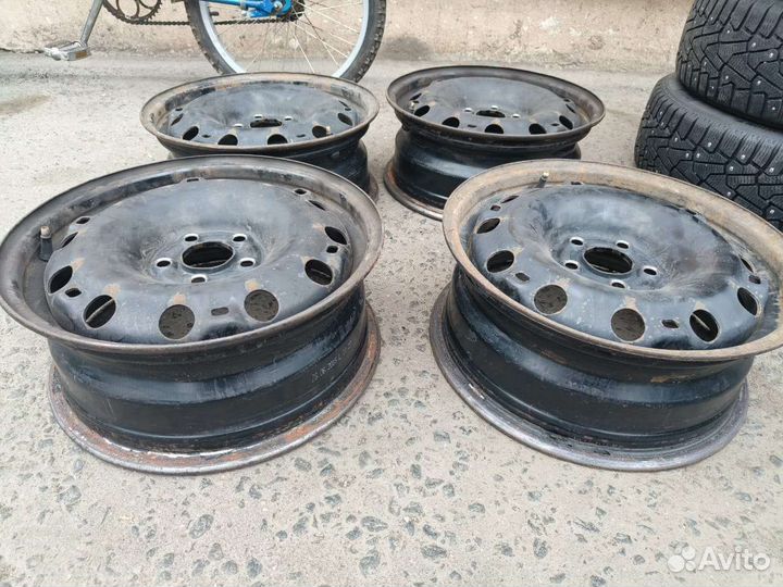 Штампованные диски r15 на volkswagen polo