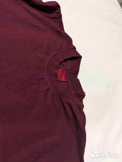 Лонгслив falke бордовый 100% хлопок, М