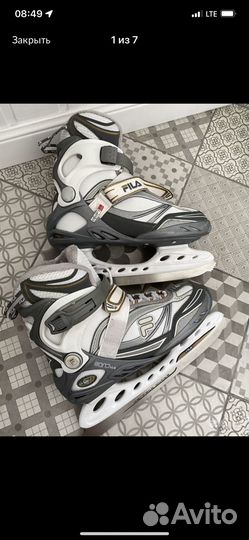 Коньки +сумка+перчатки