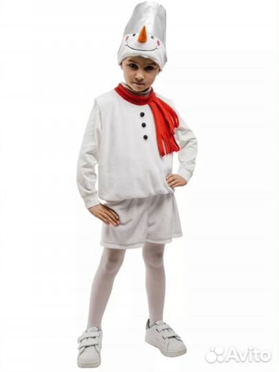 Новогодний костюм снеговика