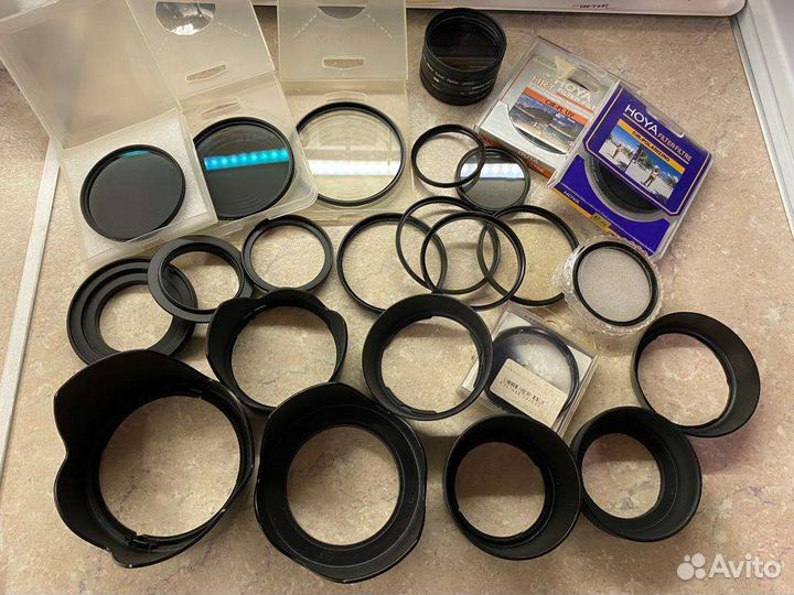 Фильтры уф, поляризационные, бленцы, кольца