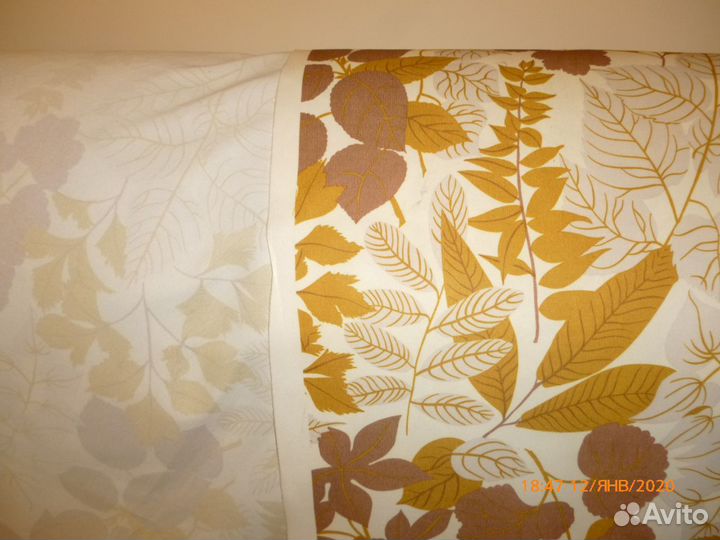 Ткань винтажная. Отрезы кримплена, 1970-е гг