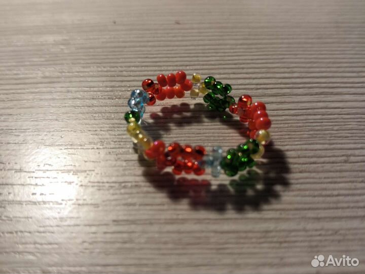 Кольцо из бисера