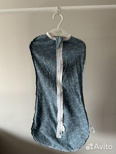 Mjolk утепленный спальный кокон размер М 6-9 кг