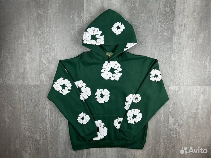 Худи Denim Tears Зелёная