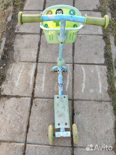 Самокат трехколесный детский