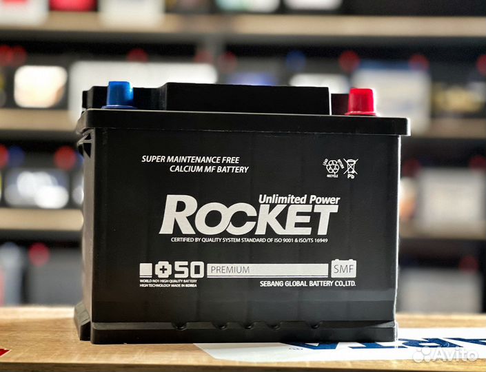 Аккумулятор Rocket 60ah для Hyundai Solaris