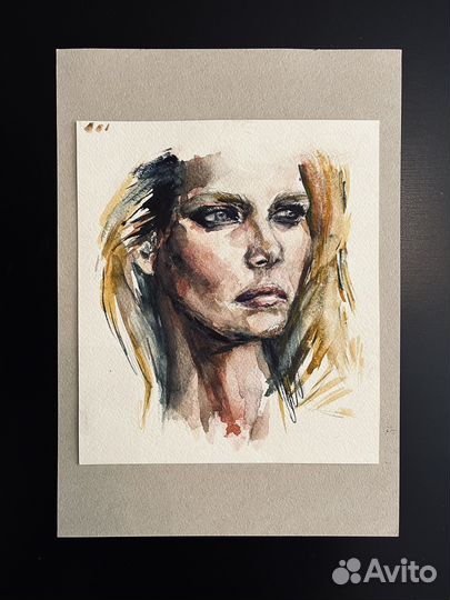 Ручная иллюстрация акварелью на продажу