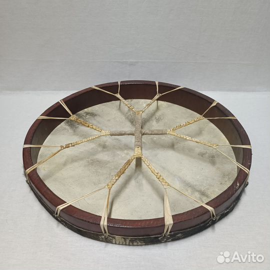 Шаманский бубен 55 см с ворсом