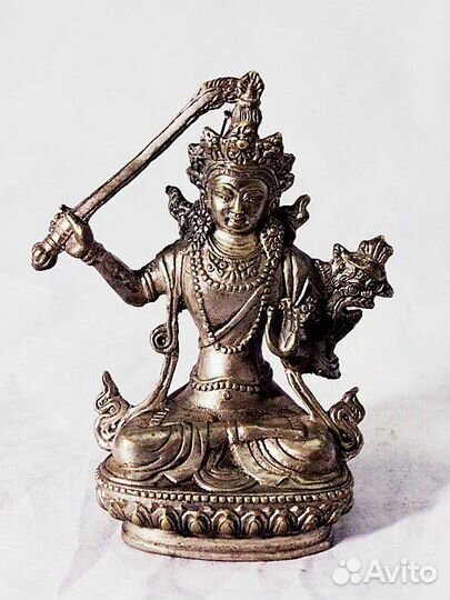 Бодхисаттва с Мечом - Статуэтка из Бронзы, ru*363c