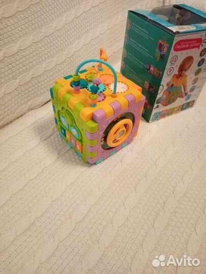 Развивающие игрушки, куб логический