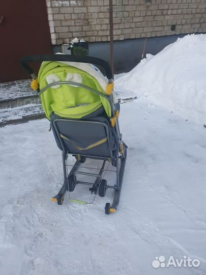 Санки коляска ника кидс