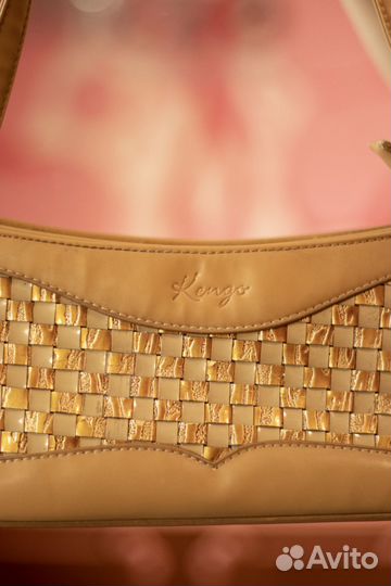 Сумка винтажная с длинной ручкой