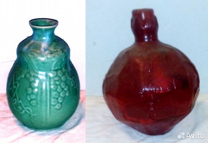 Бутылка пустая, ящик, тубус