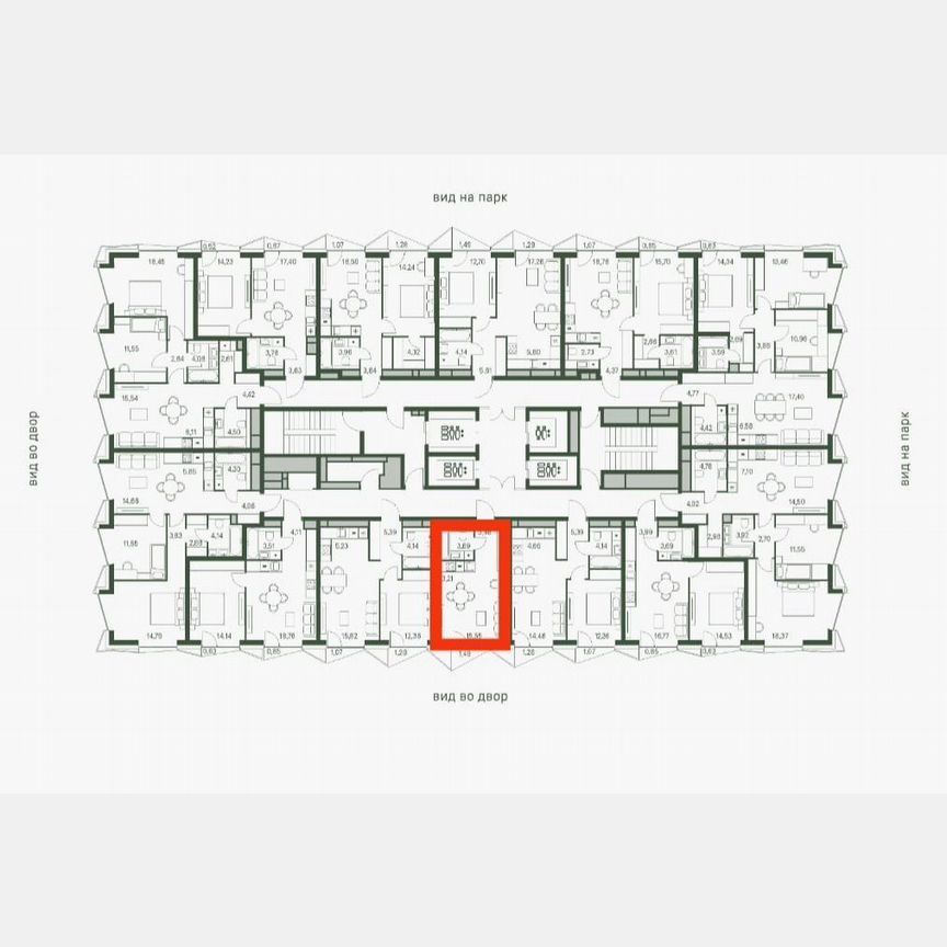 Квартира-студия, 25,8 м², 4/30 эт.