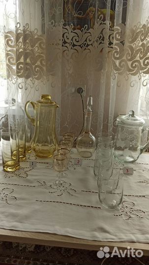 Кувшин стекло СССР