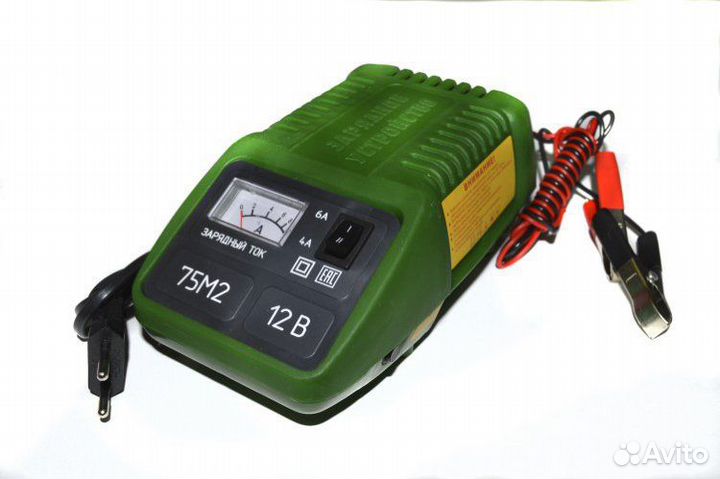 Зарядное устройство, 6В, 12В, новое