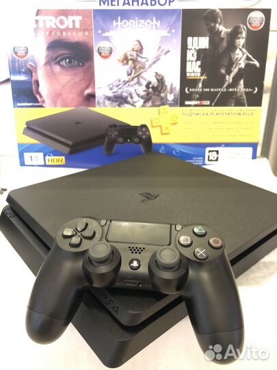 Прошитая PS4 slim 1Tb 