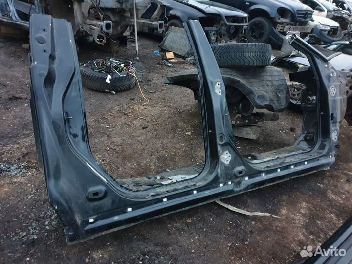 Порог со стойками правый ssangYong actyon sport 1