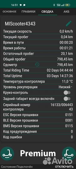 Электросамокат Xiaomi Mijia Electric Scooter M365