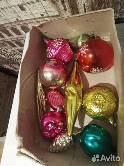 Елочные игрушки СССР лотом