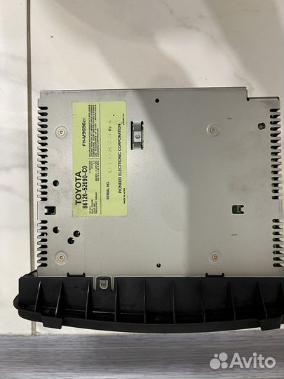 Оригинальная магнитола toyota funcargo