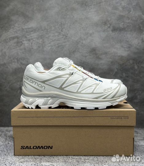 Salomon XT-6 White Lunar Rock