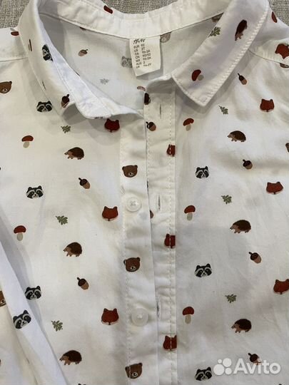 Набор рубашка и джинсы HM 92 р