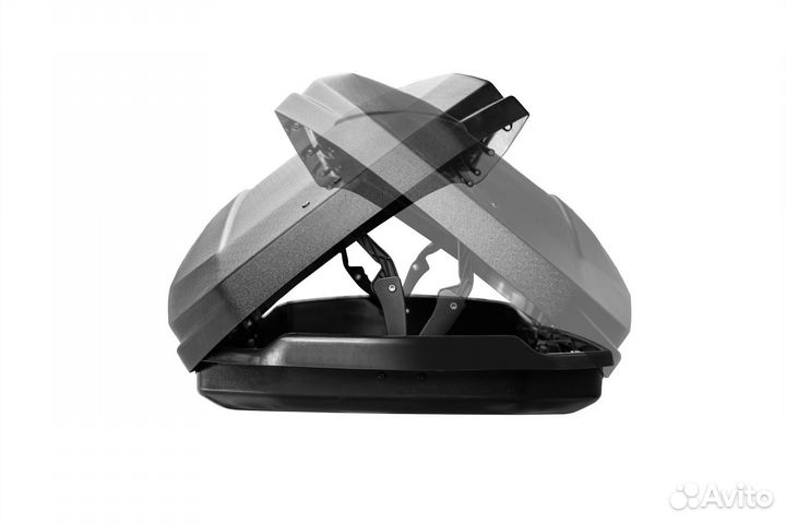 Автобокс багажник LUX Irbis 206 черный мат 470L