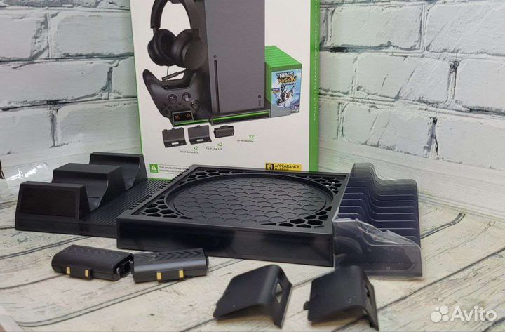 Cтанция+подставка+2аккумулятора xbox series X