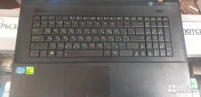 Части корпуса для ноутбука asus X75VC б/у