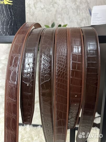 Ремень из кожи крокодила