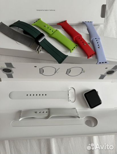 Часы apple watch 3 38 mm silver