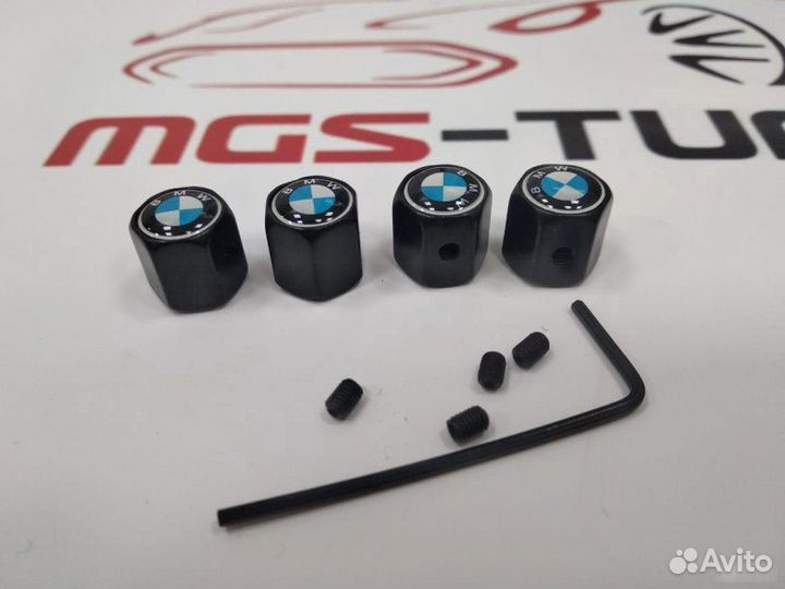 Колпачки на ниппель BMW Classic #1с антикражей