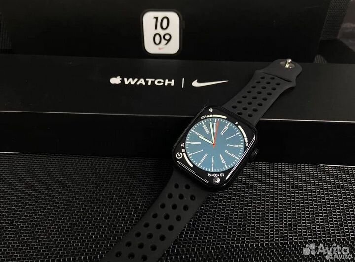 Часы apple watch 8 45 mm nike