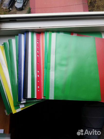 Папки скоросшиватели б/у