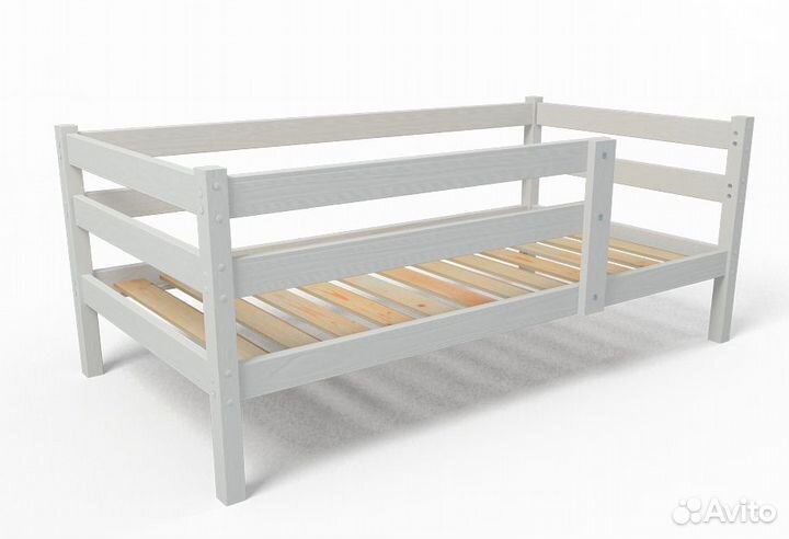 Детская софа из массива с бортиком