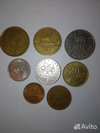 Монеты Греции и Кипра