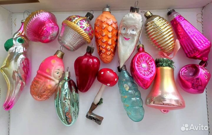 Елочные игрушки СССР
