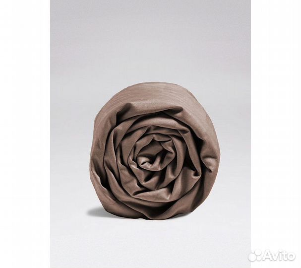 Простынь GoodNight Сатин 160х200х20 Шоколад на рез