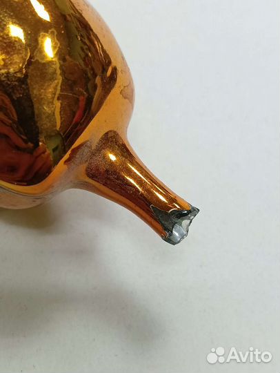 Мишка с посохом, редкая ёлочная игрушка