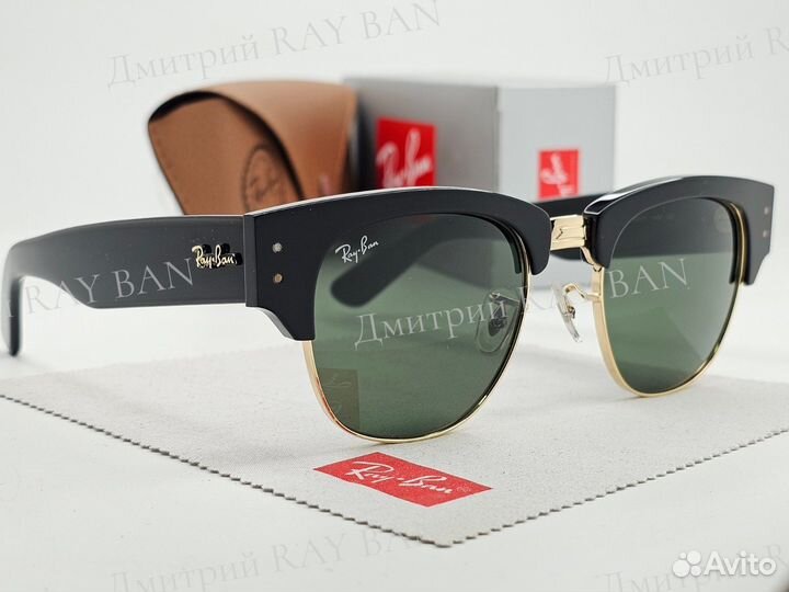 Очки Ray Ban 0316S Mega Clubmaster Green Стекло