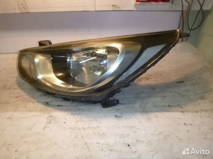 Фара левая hyundai solaris solaris 2010